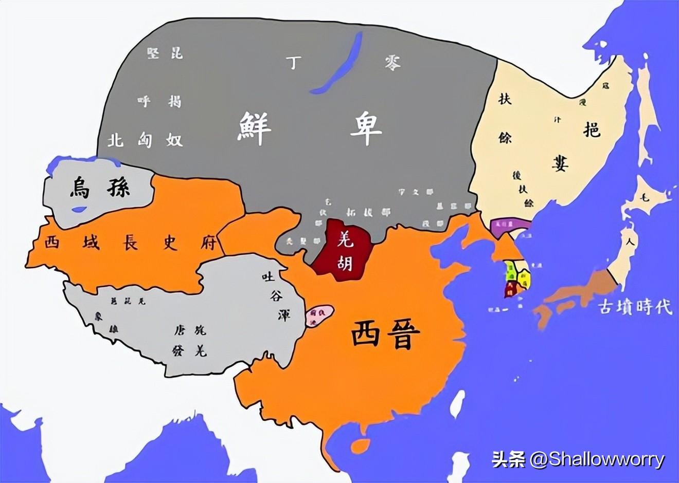 【史图馆】中国历代疆域变化27 三国归晋 八王之乱 - 知乎